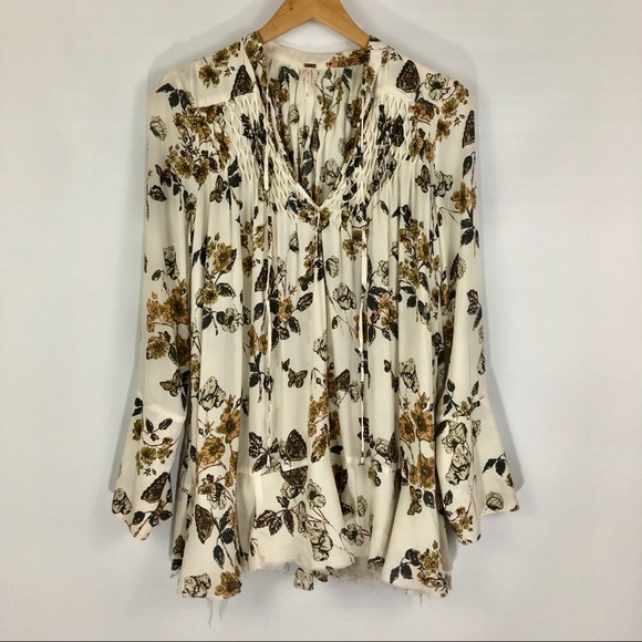 Free People Tops - Free People Butterfly Blouse 🌺